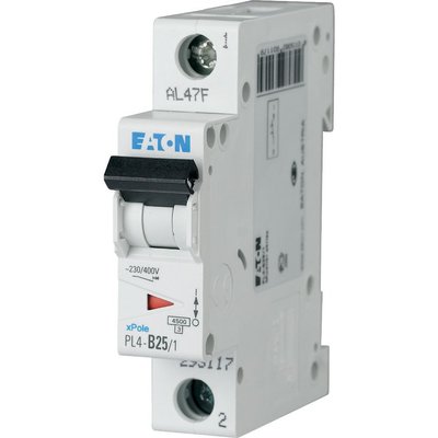 Автоматичний вимикач EATON 10А B 1P 4,5kA PL4-B10/1 xPole (293114) PL4-B10/1 фото