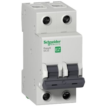 Автоматичний вимикач Schneider Electric 10A C 2P 4,5kA Easy9 (EZ9F34210) EZ9F34210 фото