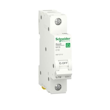 Автоматический выключатель Schneider Electric 10A C 1P 6kA Resi9 (R9F12110) R9F12110 фото