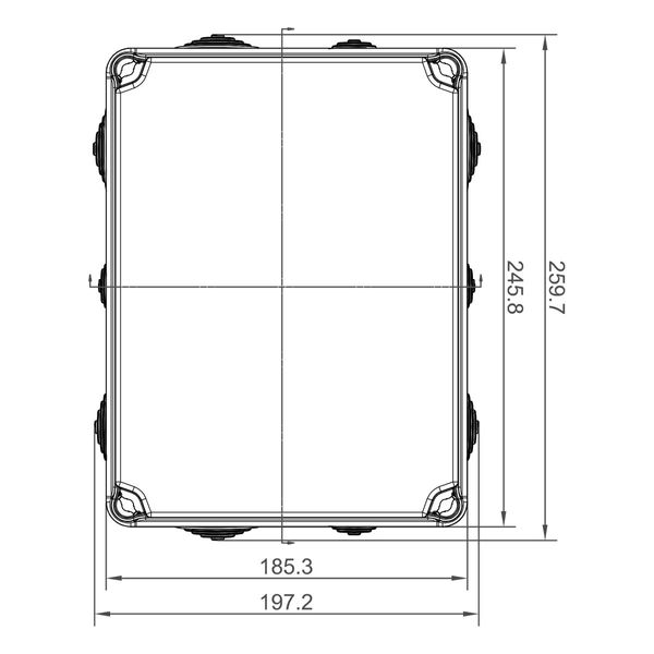 Распределительная коробка 197x260x100мм IP65 IDE (EV231) EV231 фото