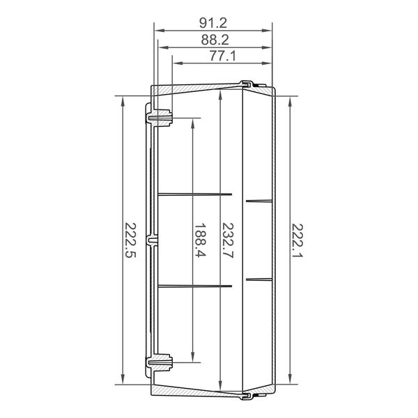 Распределительная коробка 197x260x100мм IP65 IDE (EV231) EV231 фото