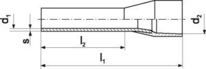 Втулковий накінечник ERKO TE 0,75-12 100 шт TE_0,75-12V/100 фото