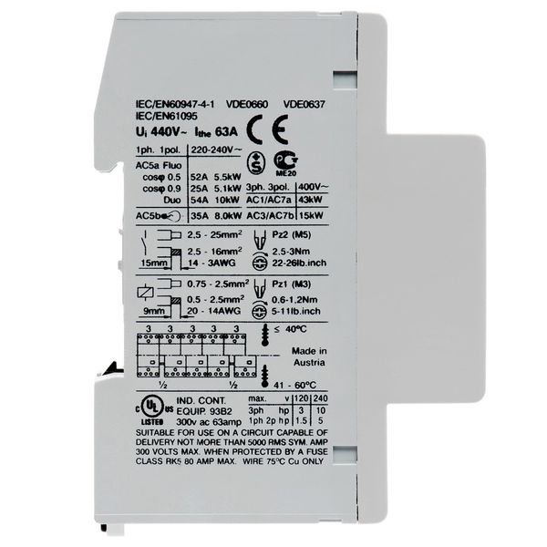 Контактор BENEDICT R63-40 63А 4NO 24В 50Hz (16536) 16536 фото