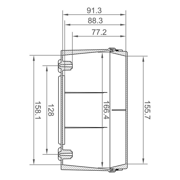 Распределительная коробка 155x179x100мм IP67 IDE (EL171) EL171 фото