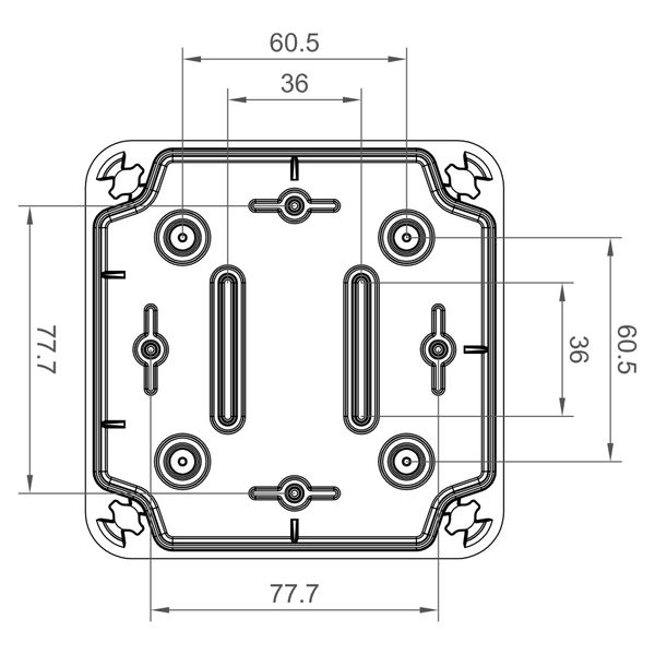 Розподільча коробка 113x113x68мм IP67 IDE (EX111) EX111 фото