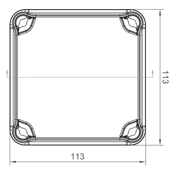 Розподільча коробка 113x113x68мм IP67 IDE (EX111) EX111 фото