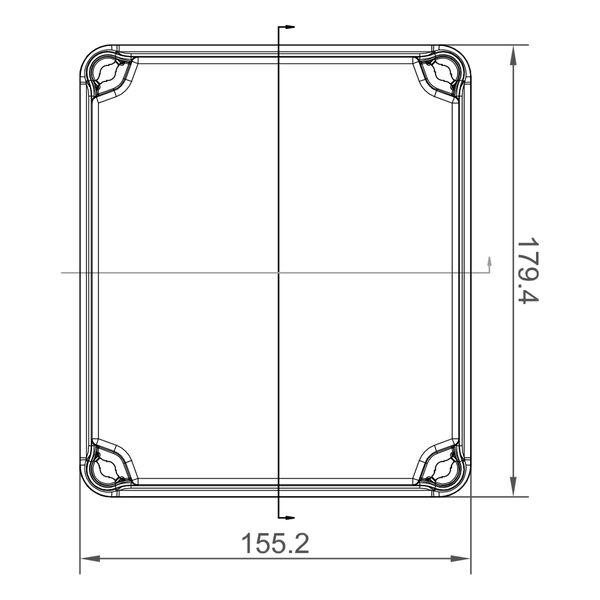 Розподільча коробка 155x179x100мм IP67 IDE (EX171) EX171 фото