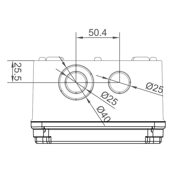 Розподільча коробка 155x179x100мм IP67 IDE (EX171) EX171 фото