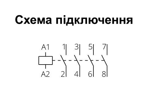 Контактор ISKRA IKA25-40 25А 4НВ 220/240 В 50/60 Гц (30046007000) 30046007000 фото