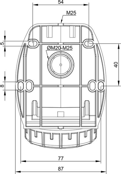 Розетка настенная 16A 250В 2P+T IP67 IDE силовая Синий (2821) 2821 фото