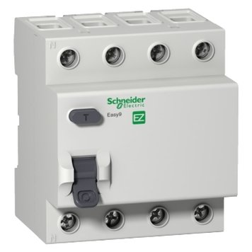 Дифференциальный выключатель Schneider Electric Easy9 40А 4Р 30mA АС (EZ9R34440) EZ9R34440 фото