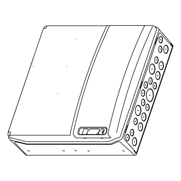 Распределительный щит под розетки IDE 18 модулей 436x418x147мм, IP65 с шинами N и PE (CSN18PT/RR) CSN18PT/RR фото