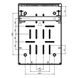 Распределительный щит под розетки IDE 12 модулей 436x310x147мм, IP65 с шинами N и PE (CSN12PT/RR) CSN12PT/RR фото 13