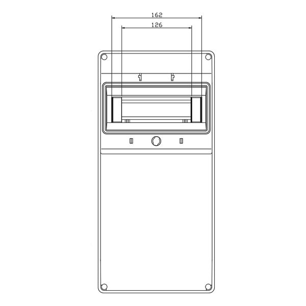 Распределительный щит под розетки IDE 9 модулей 436x210x137мм, IP65 с шинами N и PE (CSN9PT/RR) CSN9PT/RR фото