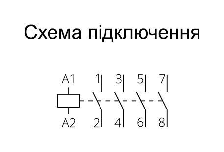 Контактор ISKRA IKD25-40 25А 4НВ 4P AC/DC 23В 50 Гц (30046031000) 30046031000 фото