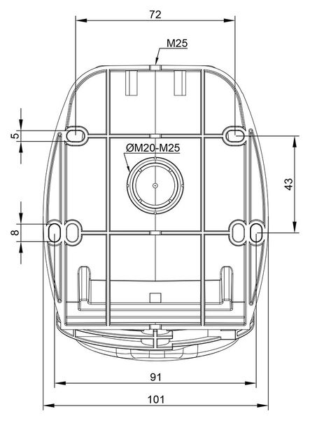 Розетка настінна 32A 415В 3P+N+T IP44 IDE силова Червоний (3326) 3326 фото