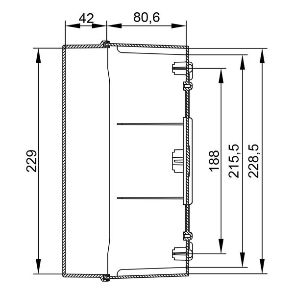 Розподільча коробка 243x333x132 P65-IP67 IDE (ELT322) ELT322 фото