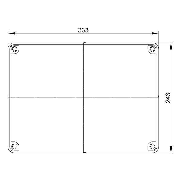 Розподільча коробка 243x333x132 P65-IP67 IDE (ELT322) ELT322 фото