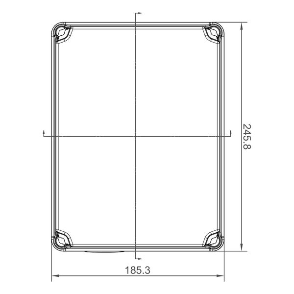 Распределительная коробка 185x246x100 IP65-IP67 IDE (EL231) EL231 фото