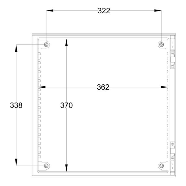 Шкаф из полиэстера IDE 400x400x200 серии GLASS IP66 (POL404020) POL404020 фото