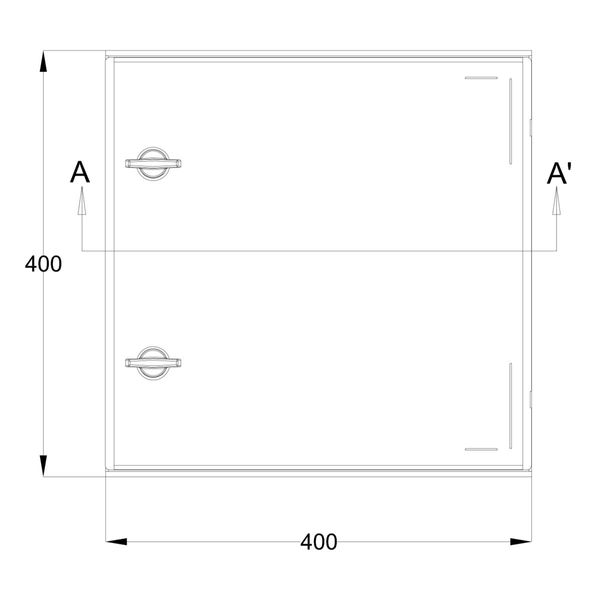 Шкаф из полиэстера IDE 400x400x200 серии GLASS IP66 (POL404020) POL404020 фото