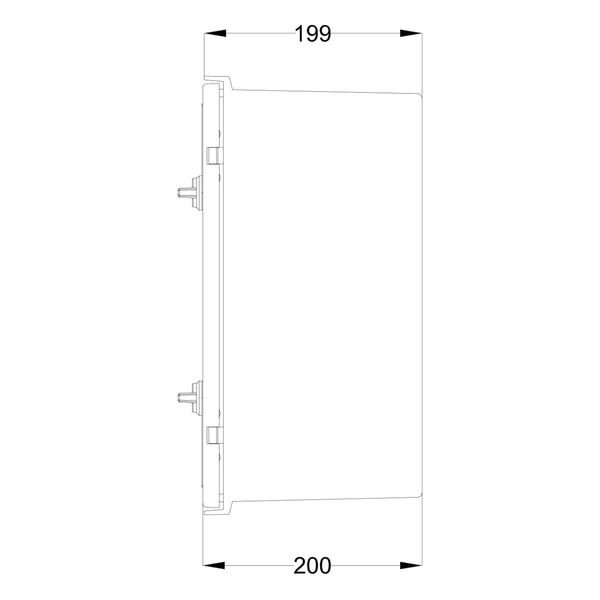 Шкаф из полиэстера IDE 400x400x200 серии GLASS IP66 (POL404020) POL404020 фото