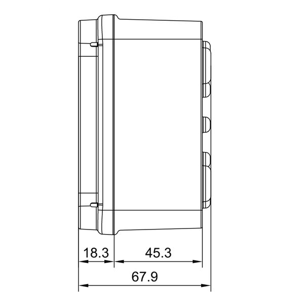 Распределительная коробка 108x108x64мм IP67 IDE (EL111) EL111 фото