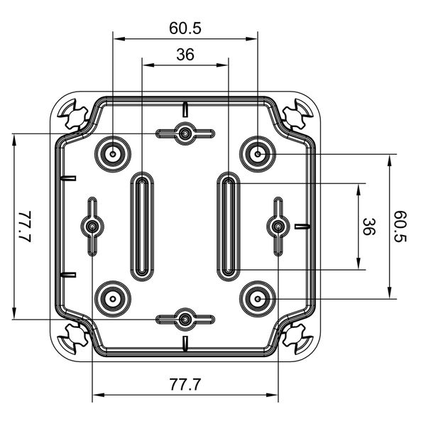 Распределительная коробка 108x108x64мм IP67 IDE (EL111) EL111 фото