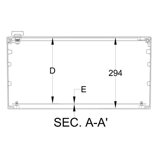 Шкаф из полиэстера IDE 800x600x300 серии GLASS IP66 (POL806030) POL806030 фото