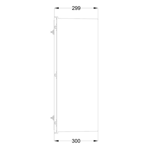 Шкаф из полиэстера IDE 800x600x300 серии GLASS IP66 (POL806030) POL806030 фото