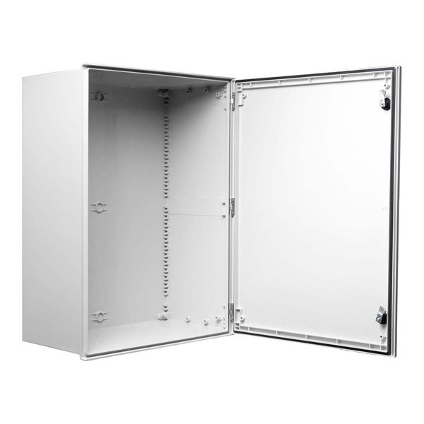 Шкаф из полиэстера IDE 800x600x300 серии GLASS IP66 (POL806030) POL806030 фото