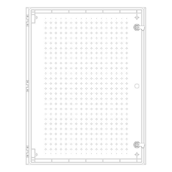 Шкаф из полиэстера IDE 800x600x300 серии GLASS IP66 (POL806030) POL806030 фото