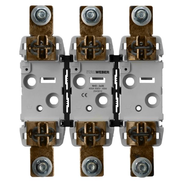 Держатель ножевых предохранителей 3P HN-2 NHD-2x3S 400A 690В Italweber (2543012) 2543012 фото
