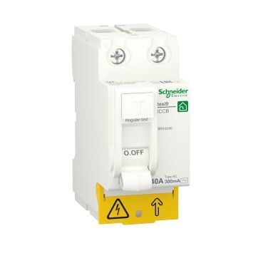 Диференційне реле Schneider Electric Resi9 40A 2P 300mA АС (R9R54240) R9R54240 фото