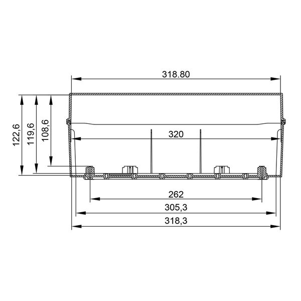 Розподільча коробка 243x333x132 IP67 IDE (EL322) EL322 фото