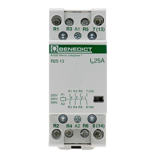 Контактор BENEDICT R25-13 25А 1NO + 3NC 230В 50Hz (16512) 16512 фото