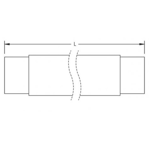 Шина медная луженая гибкая в изоляции nVent ERIFLEX Flexibar Advanced 10х50х1 L2m 1395A (534042)