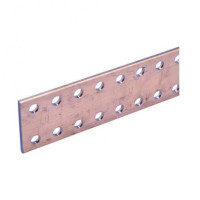 Шина мідна перфорована з отворами у два ряди 10.5 мм ERICO, 5х100х1750 мм (7.25 кг)