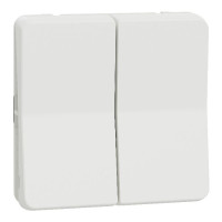 Механізм перемикач 2 кл., сх.6+6, білий, IP55, Schneider Electric