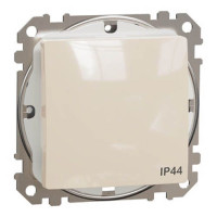 Одноклавішний вимикач IP44 Бежевий Sedna Design, Schneider Electric
