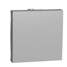 Перемикач 1-кл., сх. 6, 10 AX, 250 В, Unica New алюміній, Schneider Electric