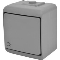 Кнопка світло VHE-5-SR сіра IP54, ETI