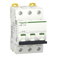 Автоматичний вимикач Schneider Electric iC60L 3P 3A C