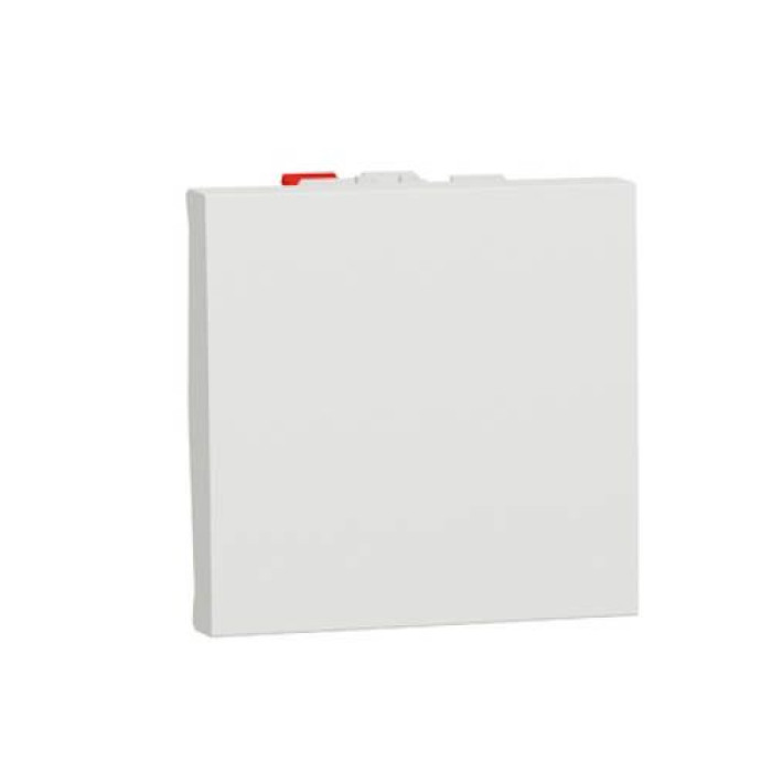 Вимикач 1-кл., кнопковий, сх. 1, 10 A, Unica New білий, Schneider Electric