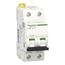 Автоматичний вимикач Schneider Electric iC60N 2P 1A D