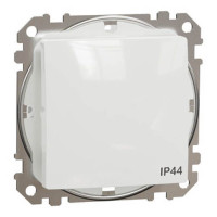 Одноклавішний вимикач IP44 Білий Sedna Design, Schneider Electric