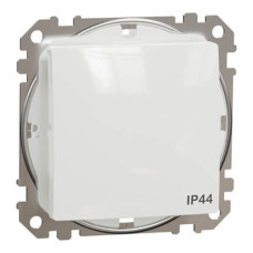 Одноклавішний вимикач IP44 Білий Sedna Design, Schneider Electric