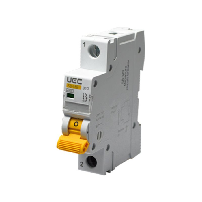 Автоматичний вимикач SB-M8 1P 01A хар-ка B 4,5кA, UEC