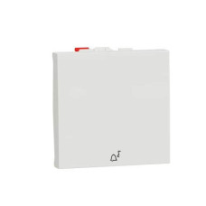 Вимикач 1-кл. кнопк. дзвінок 10А, 2 мод білий, Schneider Electric