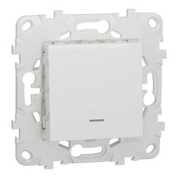 Вимикач 1-кл. з підсв., сх. 1а, 10А білий, Schneider Electric